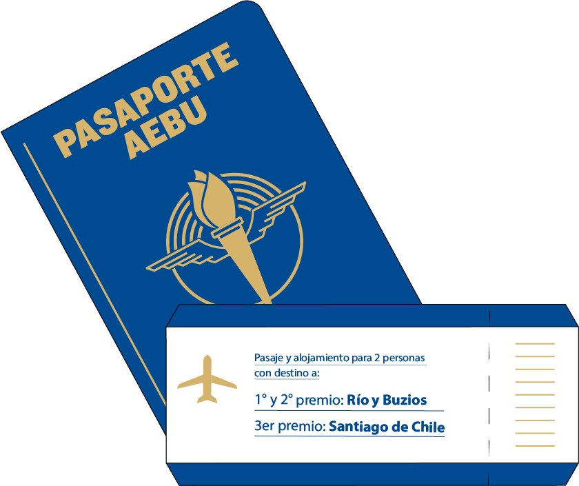 Pasaporte AEBU y premios del sorteo